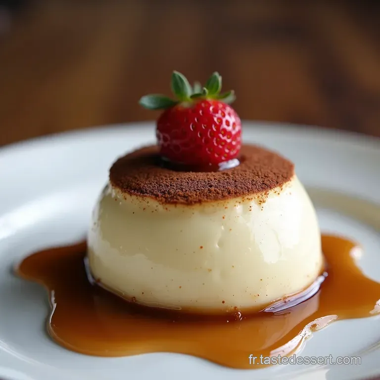 Mini Bavarois Vanille Chocolat Un D&eacute;lice &agrave; la Fran&ccedil;aise