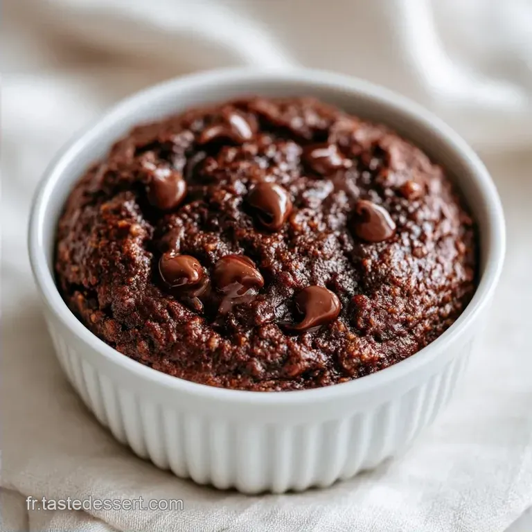 Mini Bowl Cake Banane Chocolat en 8 Minutes