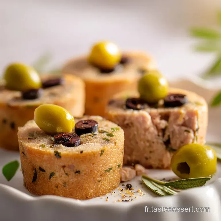 Mini Cakes au Thon et Olives : Les Petits Cakes Moelleux du Soleil
