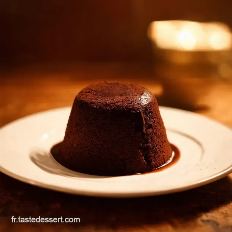 Moelleux Au Chocolat a Meltinyourmouth Classic presentation