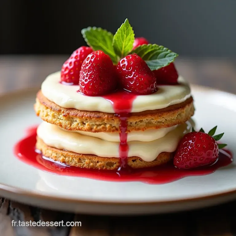 Le C&oelig;ur Tendre G&acirc;teau Moelleux aux Fraises Fra&icirc;ches et son Nuage de Cr&egrave;me L&eacute;g&egrave;re