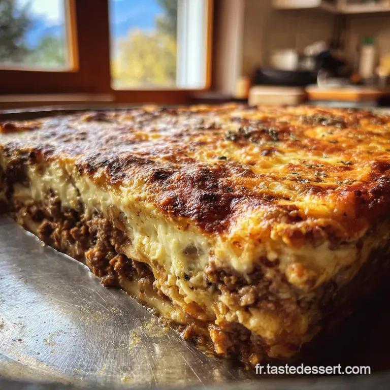 Moussaka Grecque Classique Lart Du Gratin M&eacute;diterran&eacute;en presentation