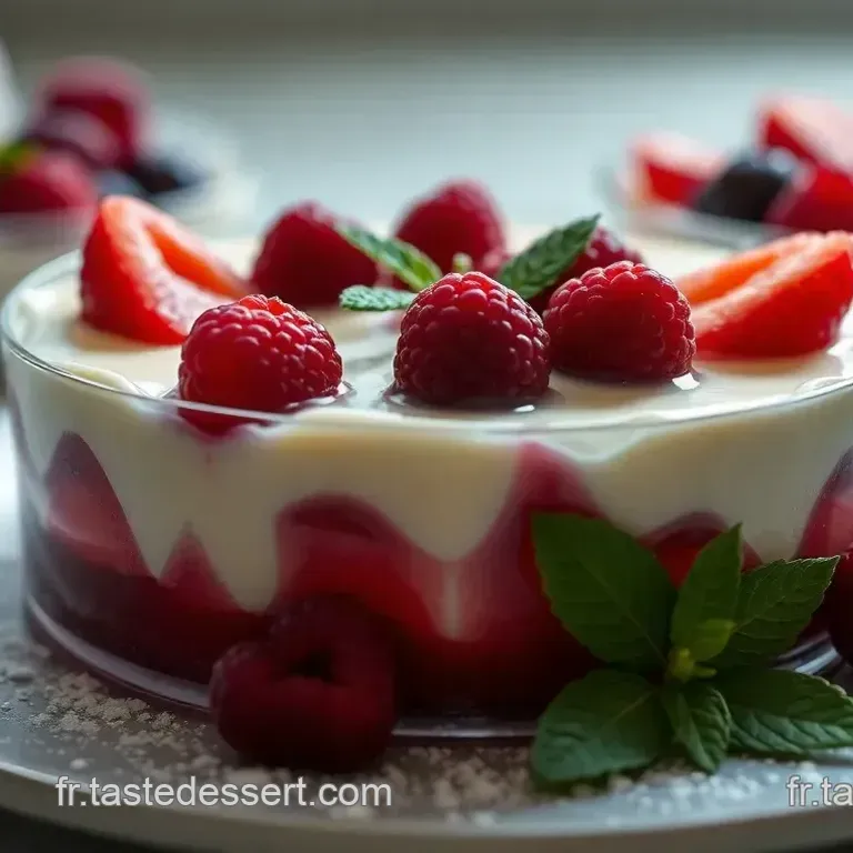 Mousse de Ricotta aux Fruits Rouges