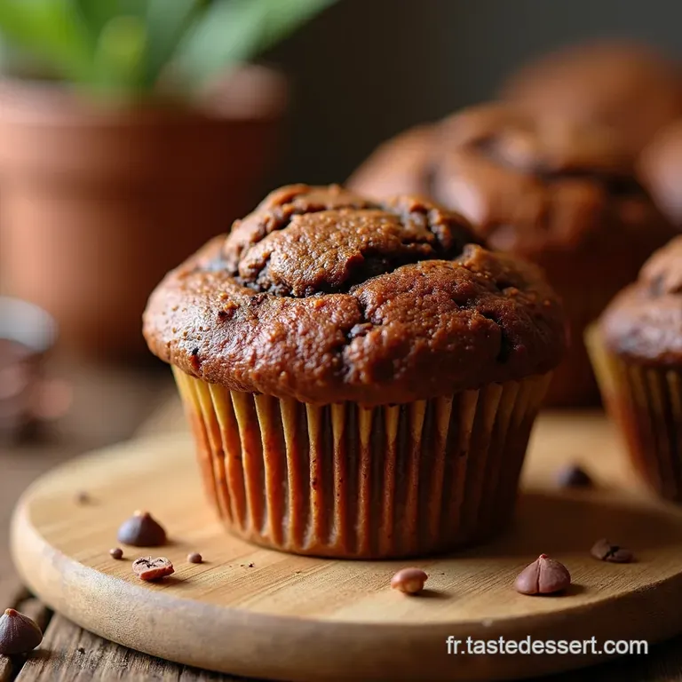 Muffins Chocolat Intense Sans &OElig;ufs Sans Lait 100 Gourmandise presentation