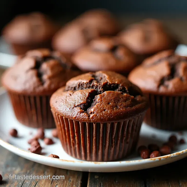 Muffins Chocolat Intense Sans &OElig;ufs Sans Lait 100 Gourmandise