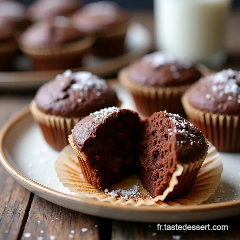 Muffins Chocolat Moelleux Faciles Le Secret des Go&ucirc;ters R&eacute;ussis