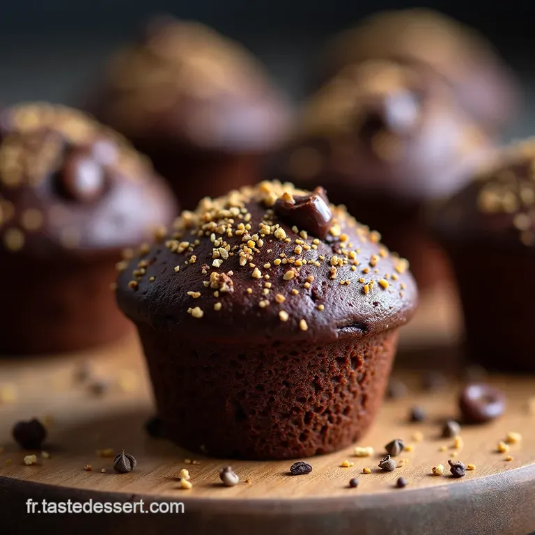 Les Myst&egrave;res du Moelleux Muffins Chocolat Noir Intense et P&eacute;pites Fondantes