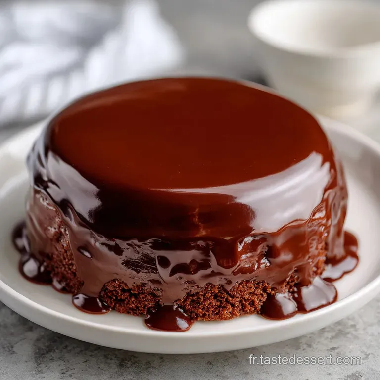 Nappage pour G&acirc;teau Miroir au Chocolat : Brillance et &Eacute;l&eacute;gance