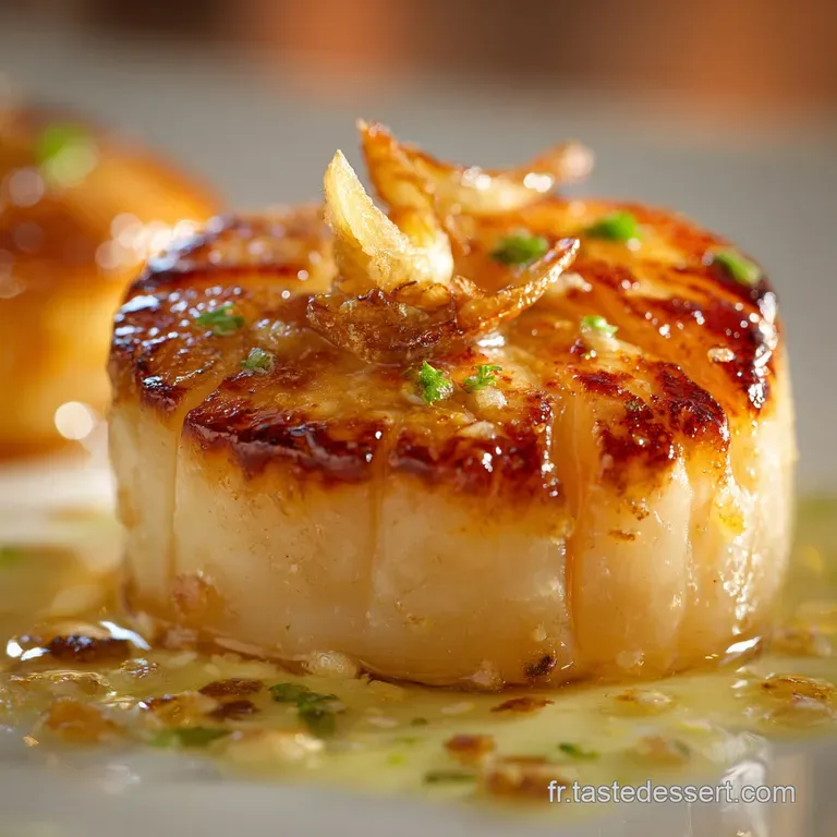 Noix De Saintjacques Au Beurre Citronail : Saisies Minute Et Sauce Beurre Mousseux presentation