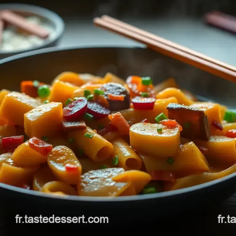 Nouilles Chinoises Saut&eacute;es aux L&eacute;gumes Croquants