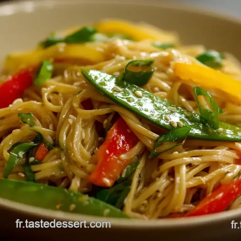 Nouilles Saut&eacute;es aux L&eacute;gumes: Un Voyage V&eacute;g&eacute;tarien en Asie