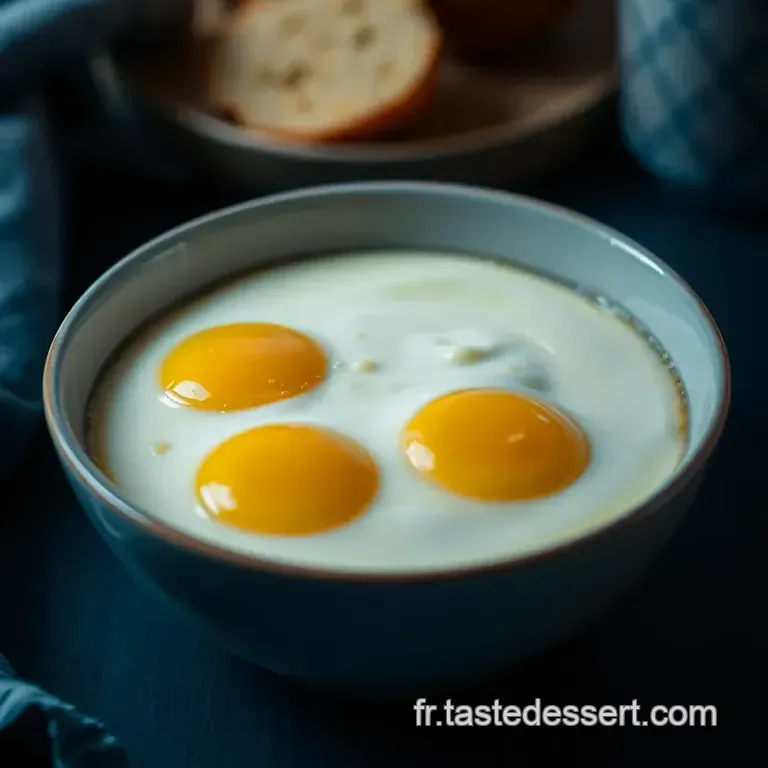 Oeuf Au Lait : Douceur Cr&eacute;meuse &Agrave; La Fran&ccedil;aise presentation
