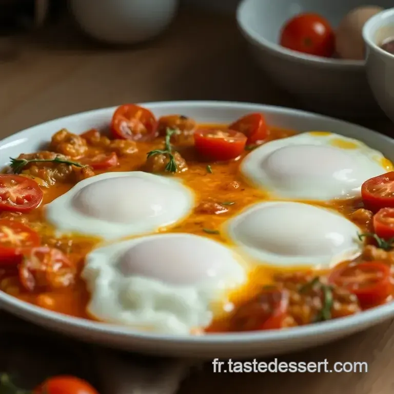 Oeufs &Agrave; La Tomate Simple Et Savoureux presentation