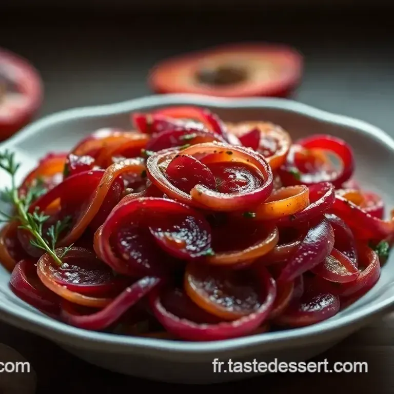 Oignons Rouges Pickles Fa&ccedil;on Ottolenghi