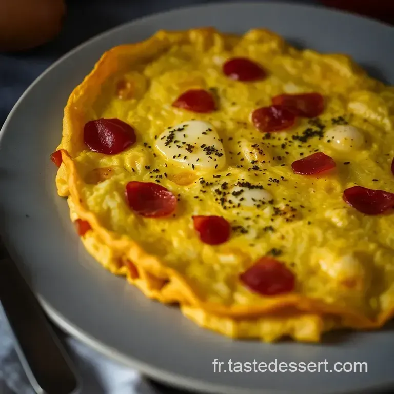 Omelette Au Jambon: La Simplicit&eacute; &Eacute;lev&eacute;e presentation