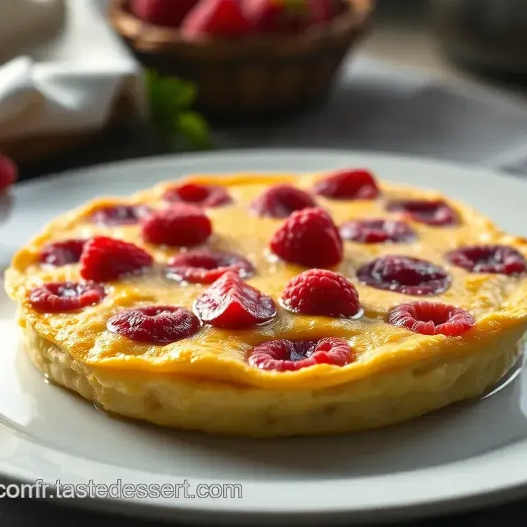 Omelette Souffl&eacute;e aux Framboises et au Miel