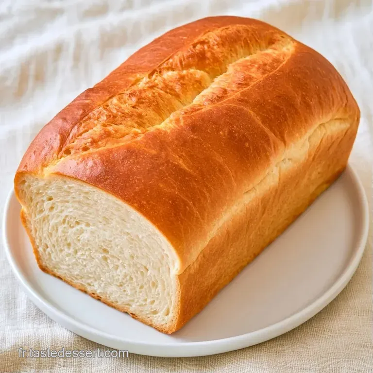 Tranches de pain blanc dispos&eacute;es sur une planche en bois, r&eacute;v&eacute;lant une mie a&eacute;r&eacute;e, souple et d'un blanc immacul&eacute;.