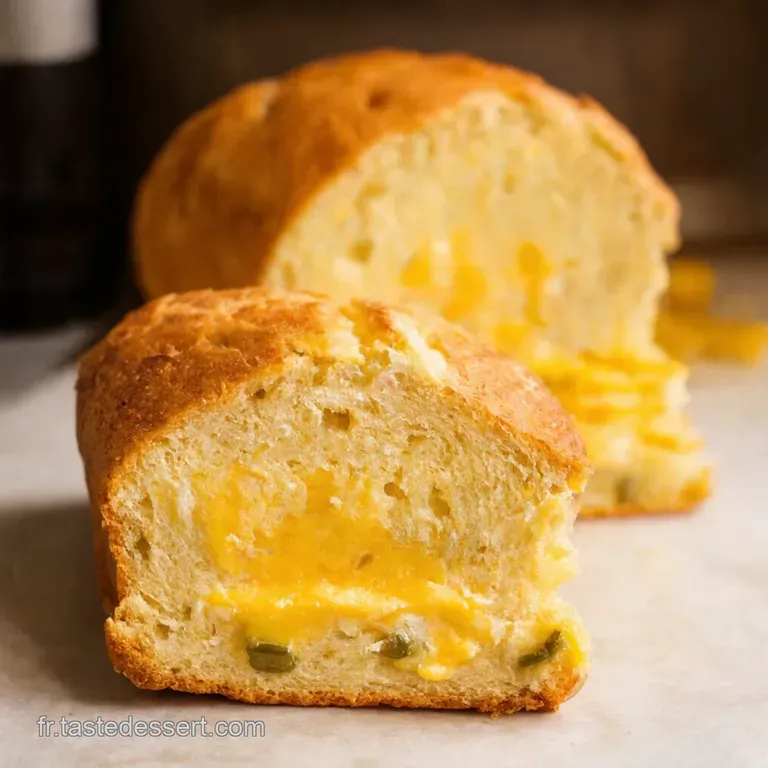 Pain De Ma&iuml;s Aux Jalapenos Et Cheddar Petites Bouch&eacute;es Ensoleill&eacute;es presentation