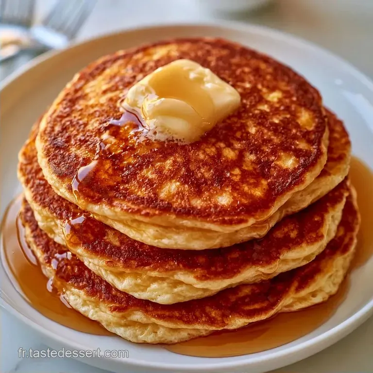 Pancake Moelleux Sans Repos en 15 Minutes