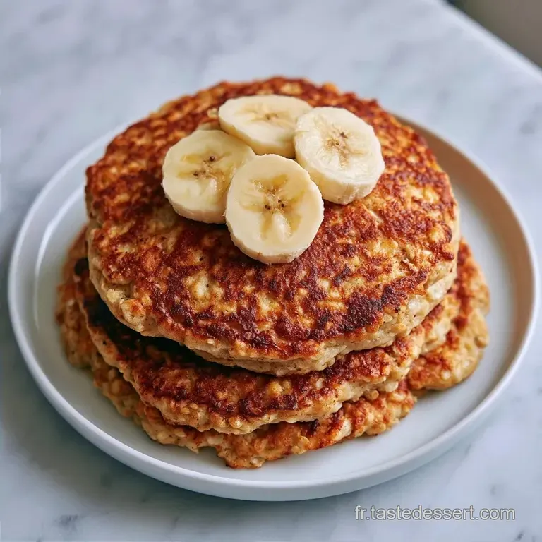 Pancakes Avoine et Banane en 15 Minutes