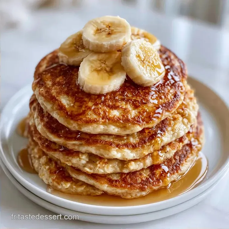 Moelleux Pancakes Banane Flocons Avoine