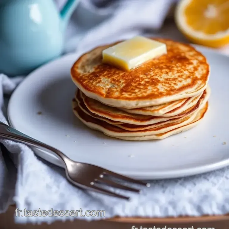 Pancakes Citron Pavot : Un Brunch &Agrave; La Fran&ccedil;aise presentation