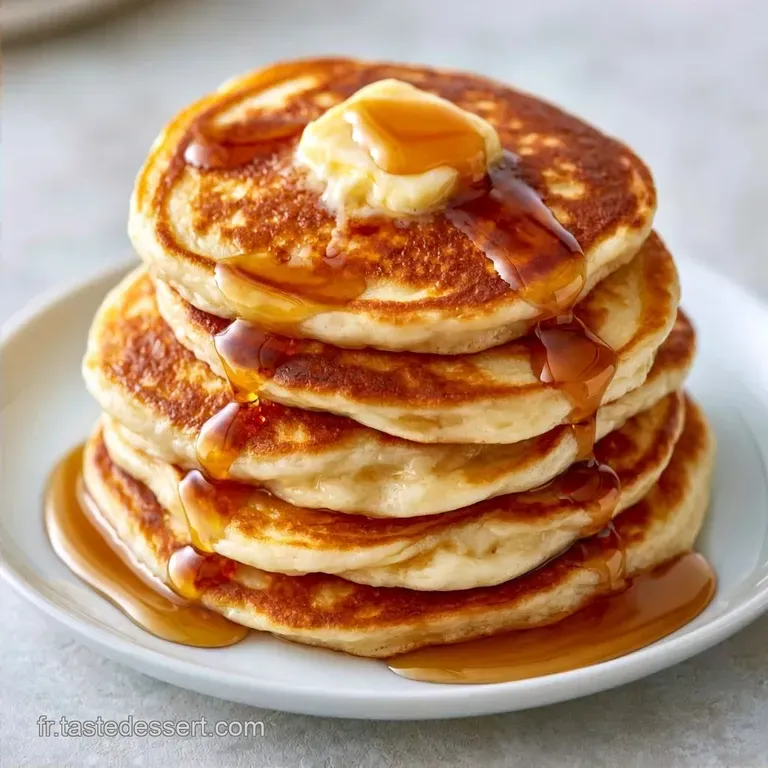 Pancakes Moelleux Grandm&egrave;re: Nuageux et L&eacute;gers