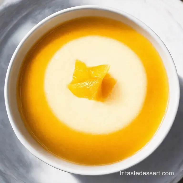 Panna Cotta aux Agrumes Touch&eacute; de Miel