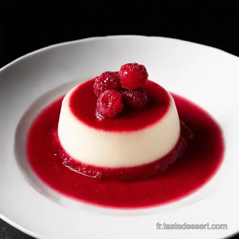 Panna Cotta aux Fruits Rouges et Zest de Citron