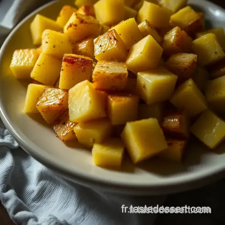 Patates Douces R&ocirc;ties &Agrave; L &eacute;rable Et Au Paprika Fum&eacute; presentation