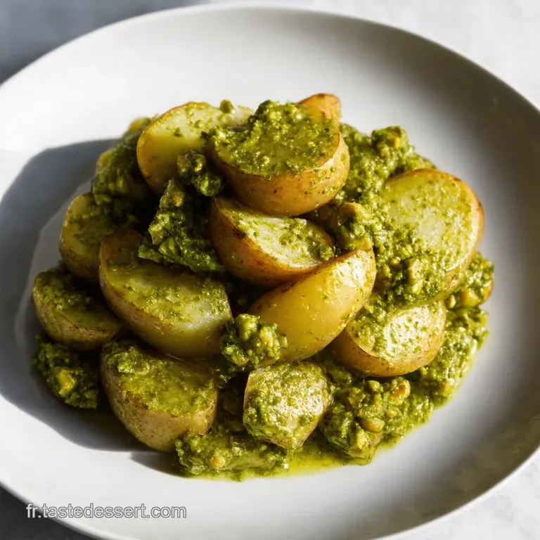Patates Douces R&ocirc;ties au Pesto de Pistaches