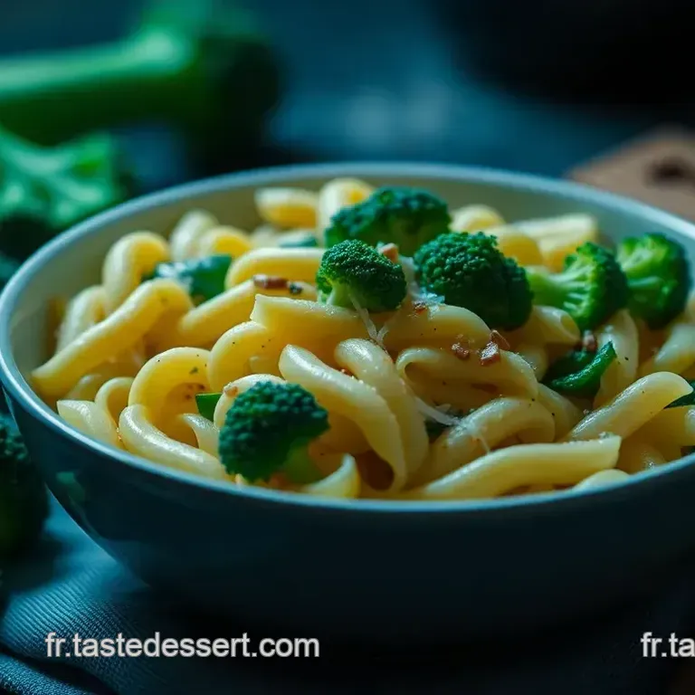 P&acirc;tes aux Brocolis D&eacute;licieuses et Cr&eacute;meuses