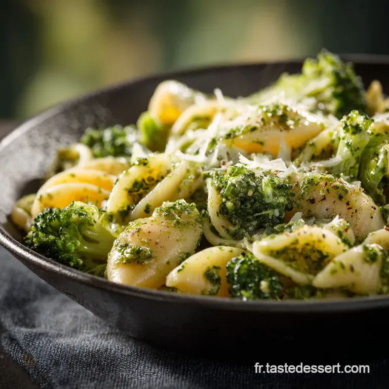 P&acirc;tes One Pot au Pesto Frais Brocolis Croquants et &Eacute;minc&eacute; de Dinde