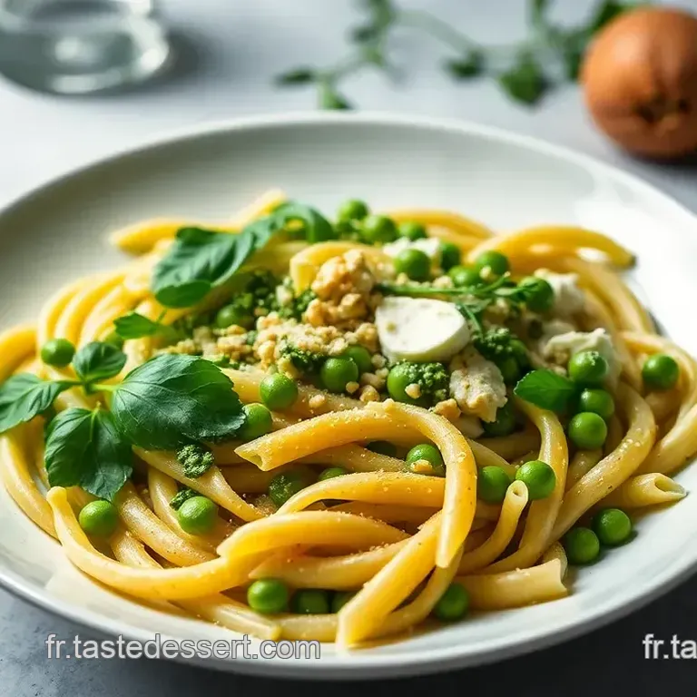 Penne au Pesto de Pistache Printanier