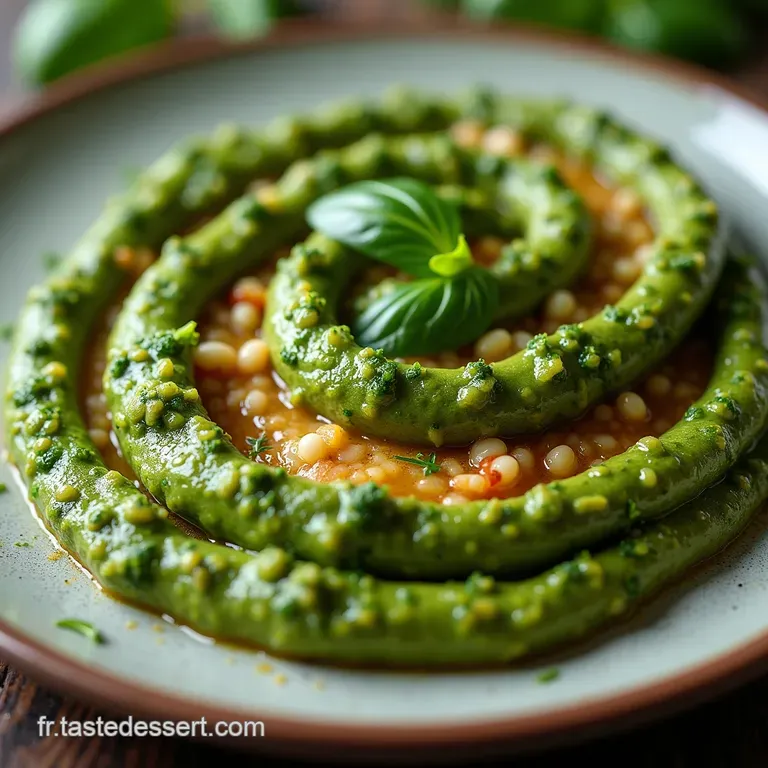 Le Pesto de Mamma Basilic Frais Ail Doux et Huile dOlive Vierge