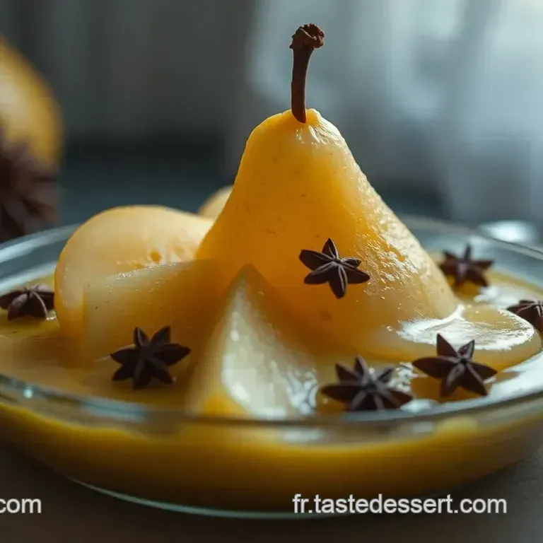 Poire aux &Eacute;pices: Dessert Aromatique Confortable