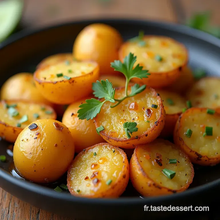 Poles de Patates Douces Dor&eacute;es Un D&eacute;lice Rustique Aill&eacute; et Thym&eacute;