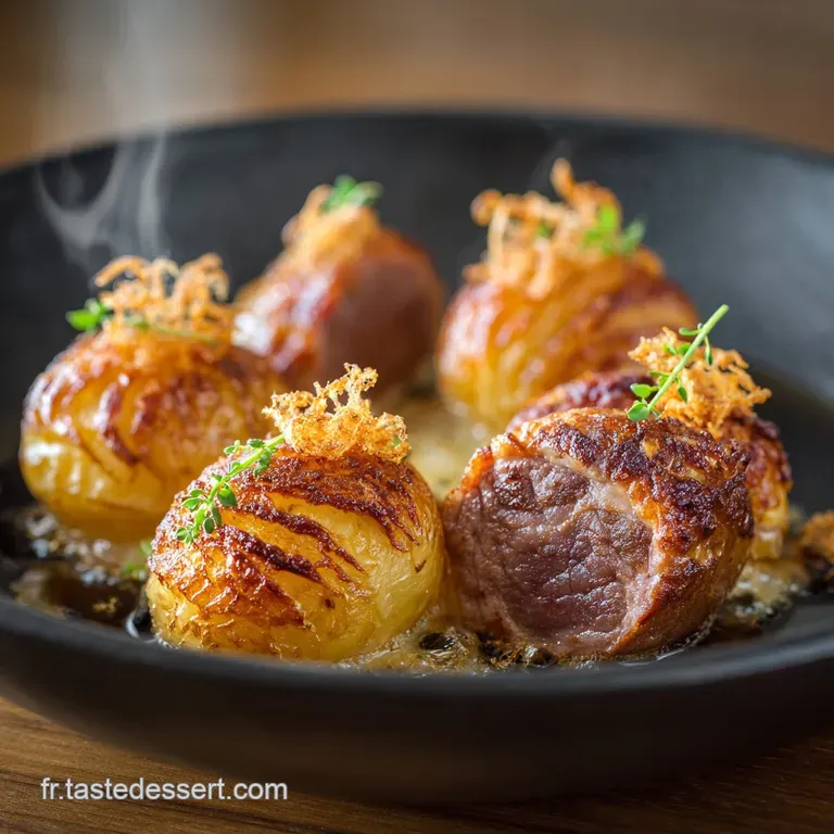 Les Croustillantes Pommes De Terre Rissol&eacute;es &Agrave; La Graisse De Canard presentation