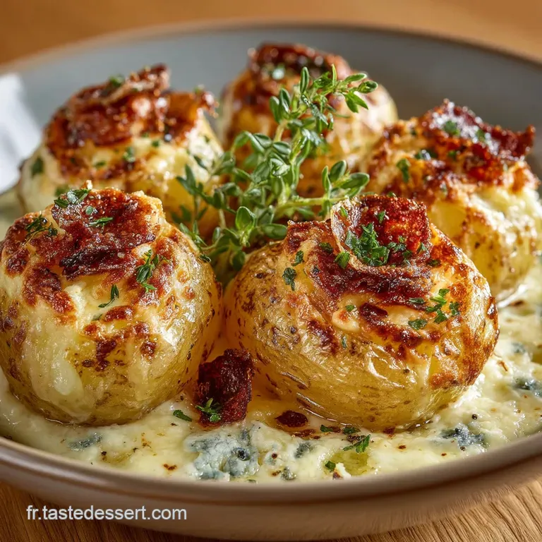 Le C&oelig;ur Fondant Du Terroir Pommes De Terre Farcies Au Comt&eacute; Cr&eacute;meux presentation