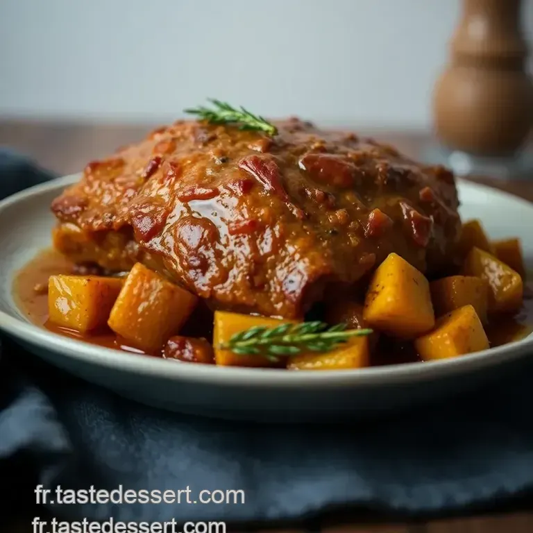 Potimarron R&ocirc;ti Au Miel Et Noix De P&eacute;can presentation