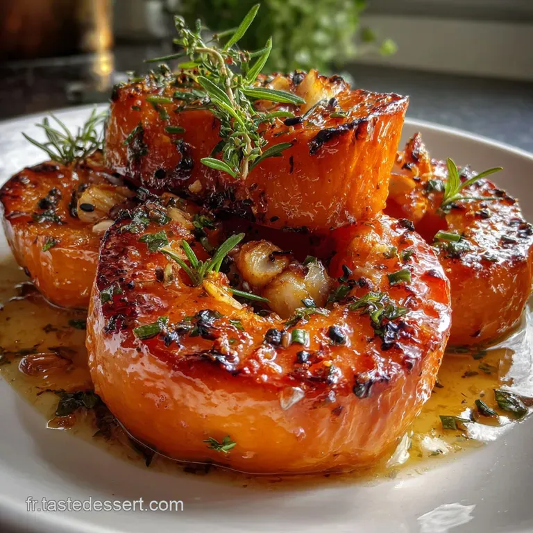 Potimarron R&ocirc;ti Aux Herbes : La Recette Dautomne Fondante presentation