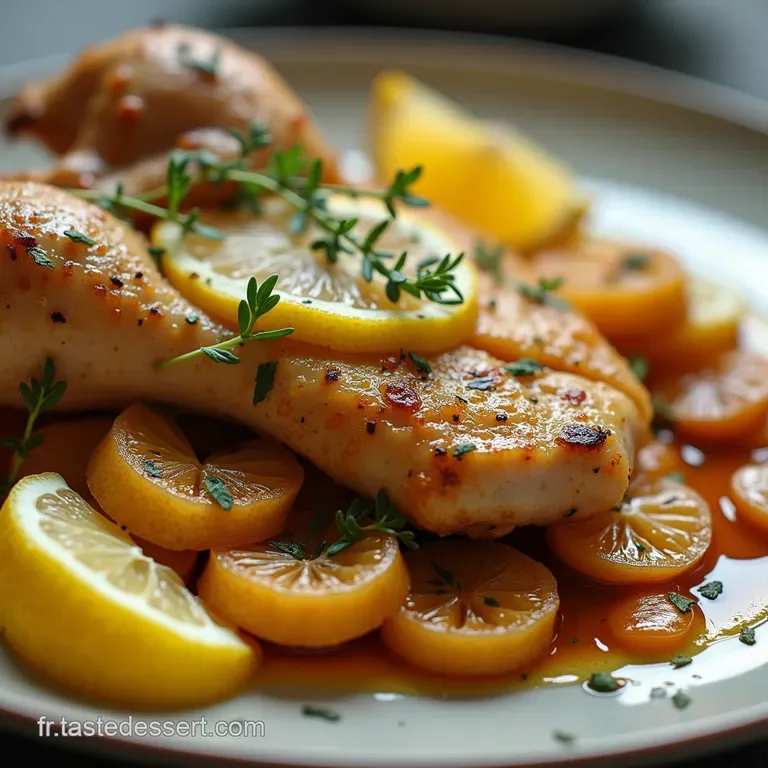 Le V&eacute;ritable Poulet R&ocirc;ti au Citron et aux Herbes de Provence Juteux &agrave; Souhait
