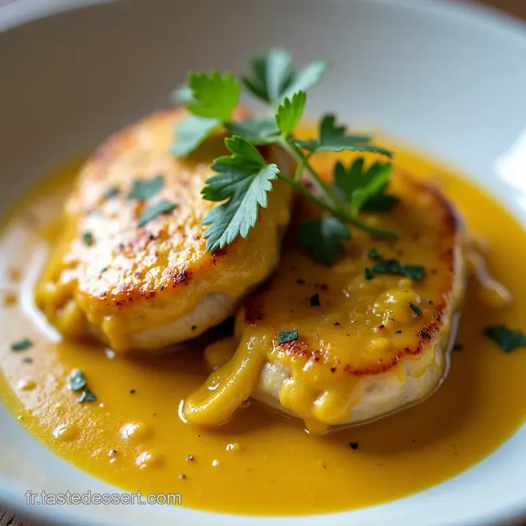Le Secret de Mamans Poulet Fondant au Curry Doux et Lait de Coco