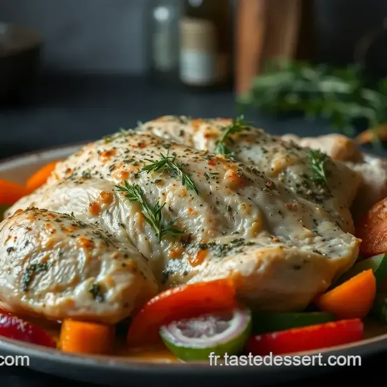 Poulet Papillote aux Herbes de Provence et L&eacute;gumes Croquants