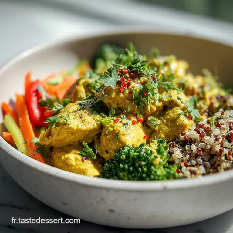 Recette Healthy au Poulet et Quinoa