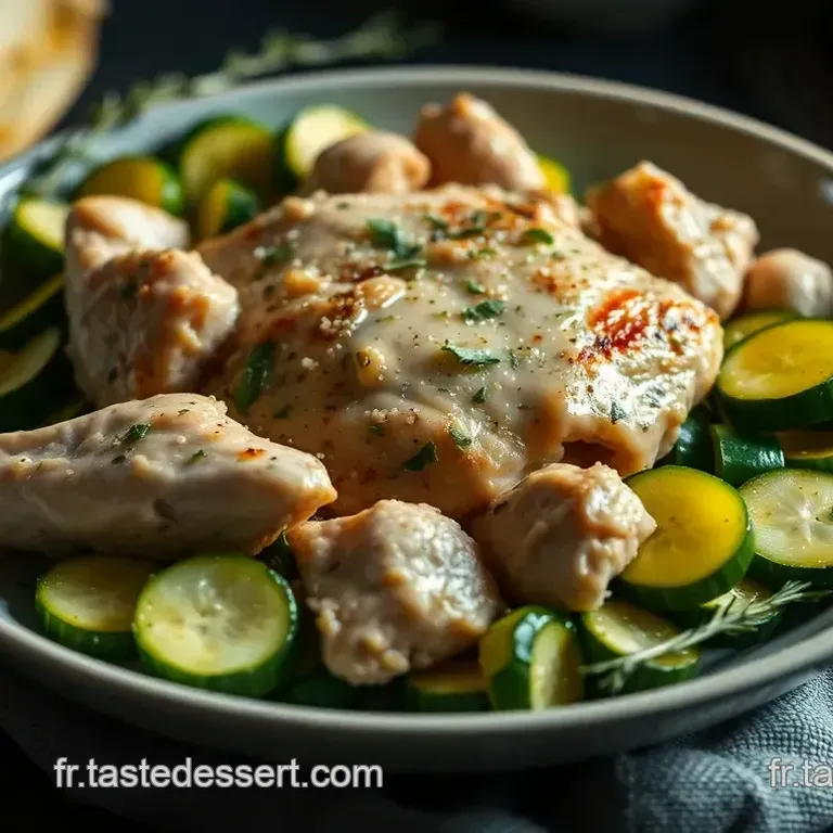 Poulet Saut&eacute; aux Courgettes et Herbes de Provence