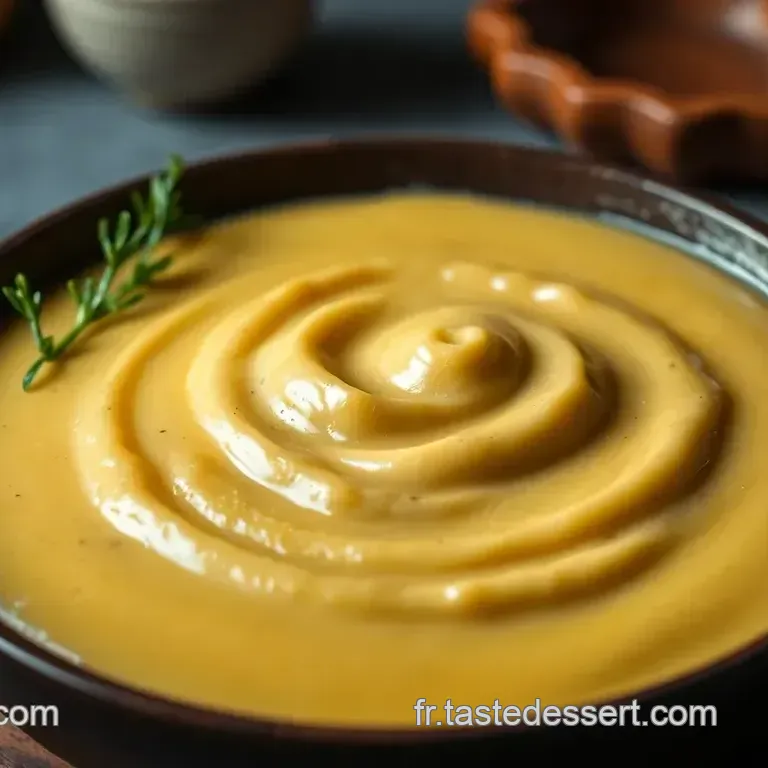 Pur&eacute;e de Topinambours Velout&eacute;e &agrave; la Noisette et Sauge