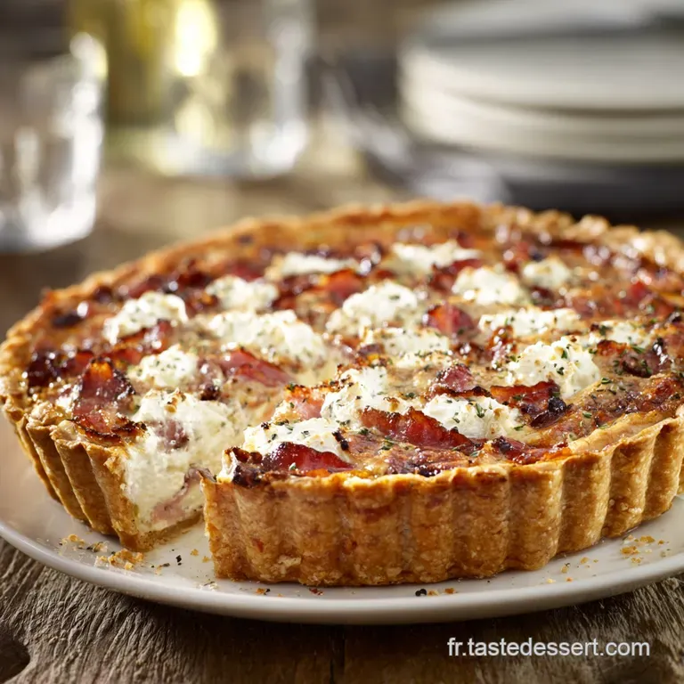 La Quiche Terroir Alliance Sucr&eacute;eSal&eacute;e Bacon Pruneaux et Ch&egrave;vre