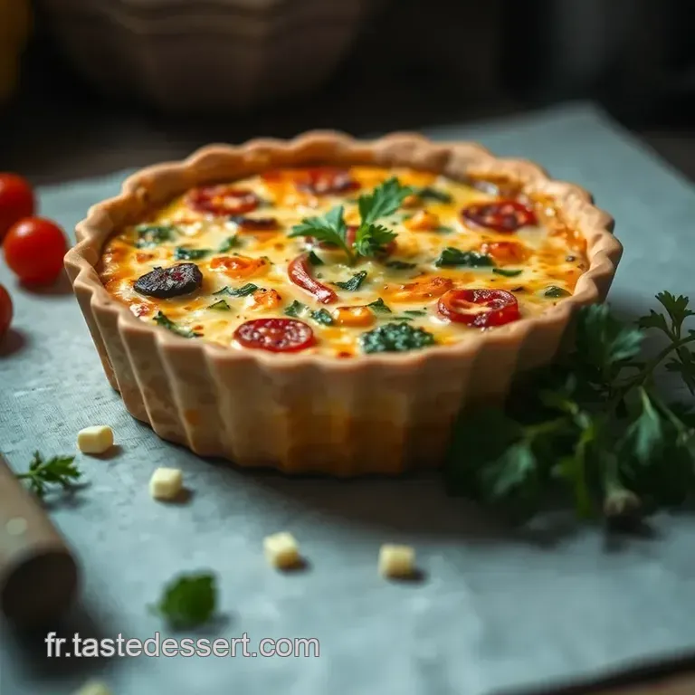 Quiche L&eacute;gume: Un Jardin Dans Une Tarte presentation