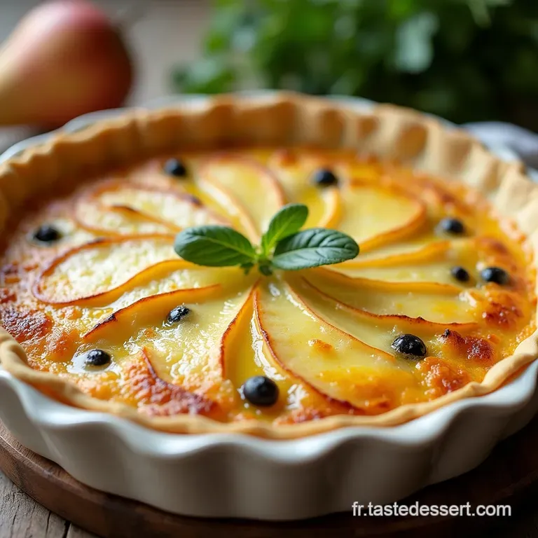 La Quiche Lyonnaise aux Poireaux et sa P&acirc;te Bris&eacute;e Maison